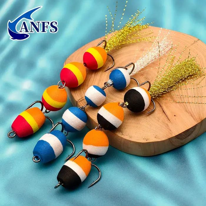 Kit 4 méthodes flottantes carpe avec hameçons, feeder et leurres EVA pour silure