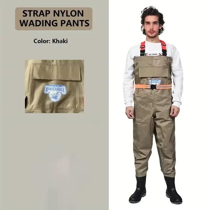Pantalon de pêche épais en nylon imperméable combinaison intégrale vêtement technique pêche