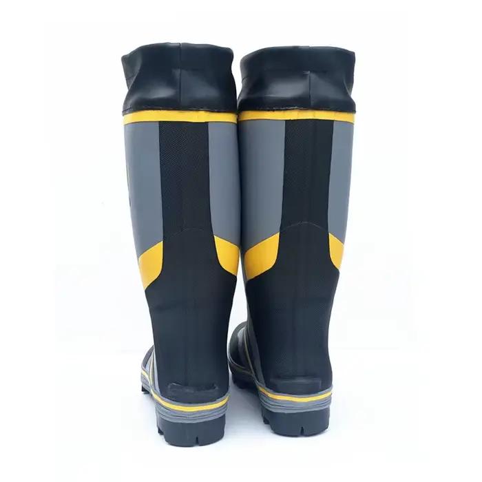 Chaussures de pêche étanches avec semelle à crampons acier - Bottes caoutchouc homme femme pour pêche en rivière
