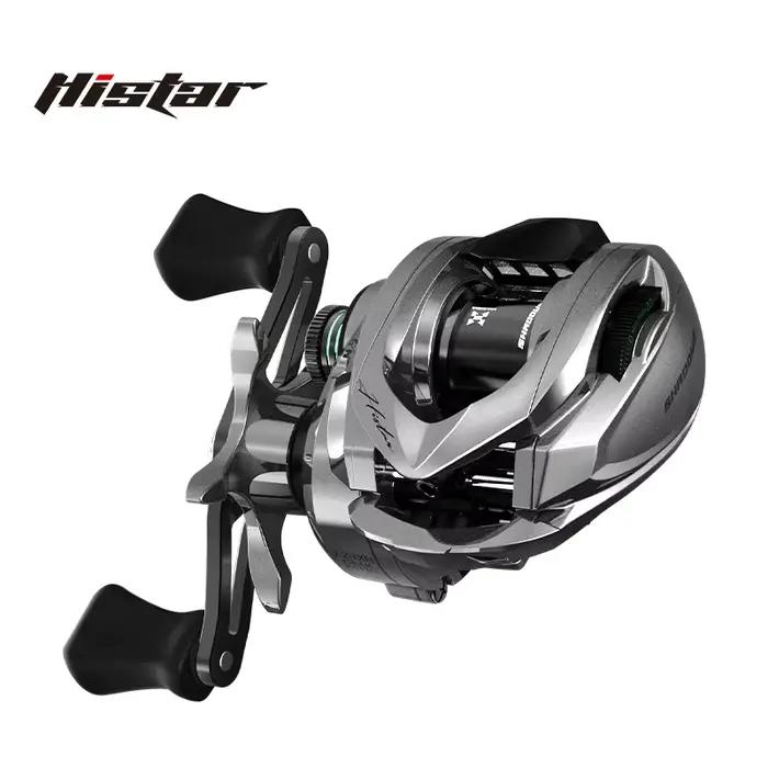 Moulinet baitcasting Histar Verdant BFS ultra léger 118g carbone ratio 7.2:1 4KG frein