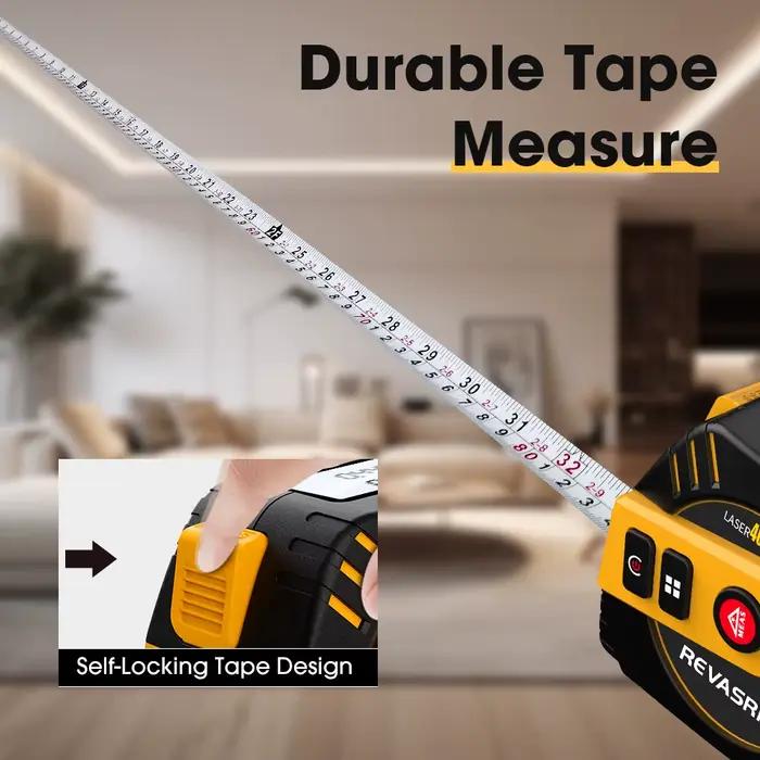 Mètre laser REVASRI 2en1 haute précision - Règle intelligente avec écran LCD pour pêche