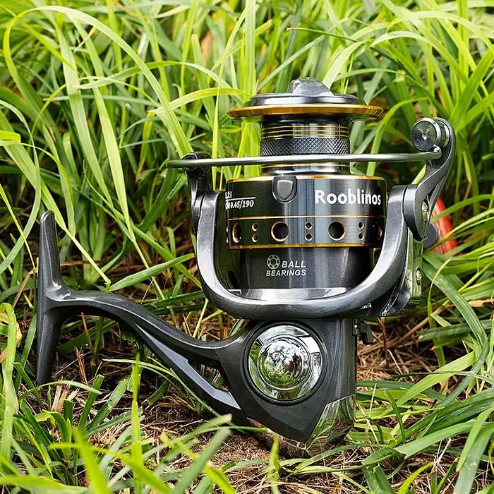 Moulinet Spinning Rooblinos BK Polyvalent Bobine Métal Interchangeable Pêche Truite Carpe Eau Douce Salée