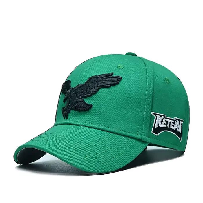 Casquette baseball camouflage brodée aigle hard top pour pêche streetwear hommes fashion