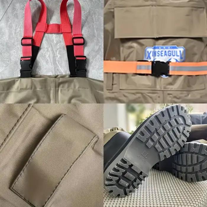 Pantalon de pêche épais en nylon imperméable combinaison intégrale vêtement technique pêche