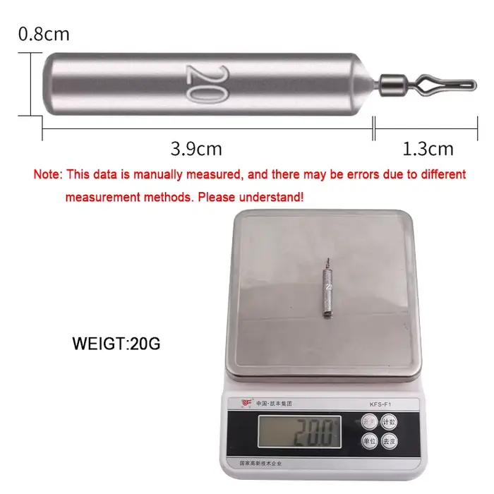 Plombs pêche 5 pièces 2.5g à 20g plombées connecteur souple pour leurres soft baits accessoires montage