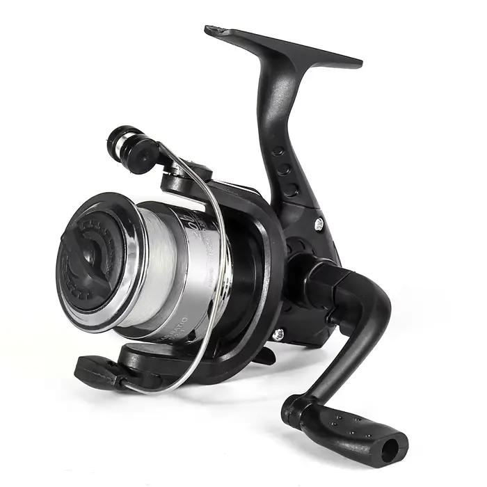 Moulinet de pêche spinning DNDYUJU 5.2:1 avec bobine, leurre et ligne de pêche inclus pour le casting