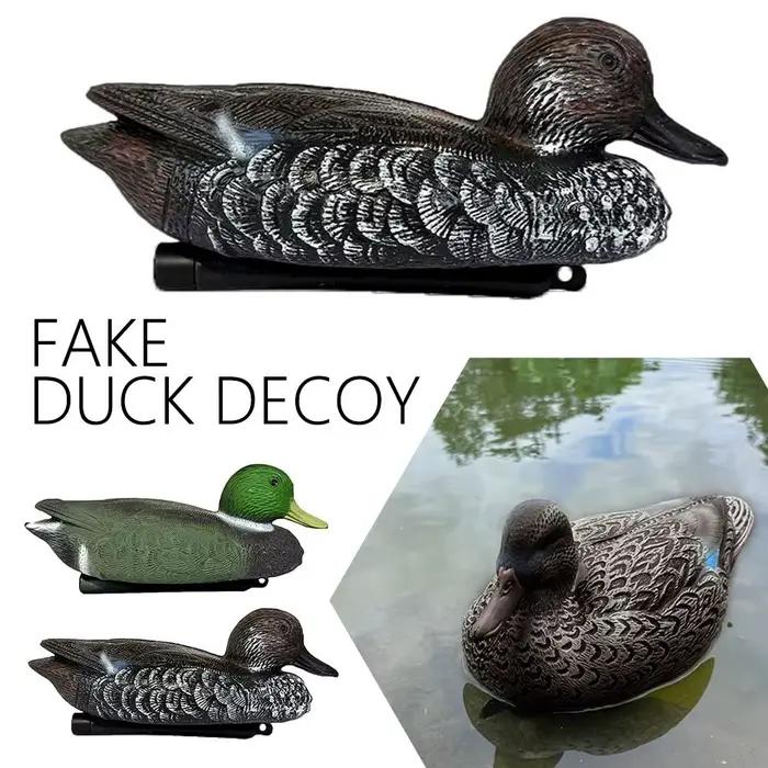 Leurre canard faux 3D flottant pour chasse et pêche - Décoration de jardin simulation réaliste