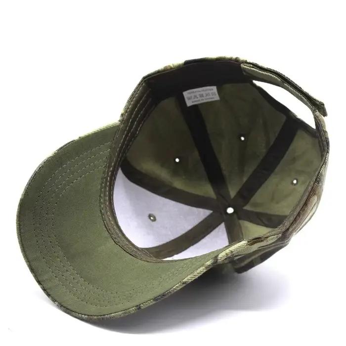 Casquette camouflage snapback unisexe hip hop - Chapeau pêche armée pour groupe activité
