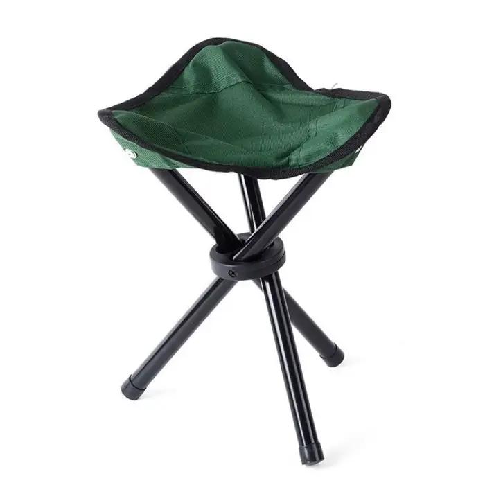 Tabouret pêche triangle trois pieds épaissi pliant portable camping petit cheval cadeau pliable