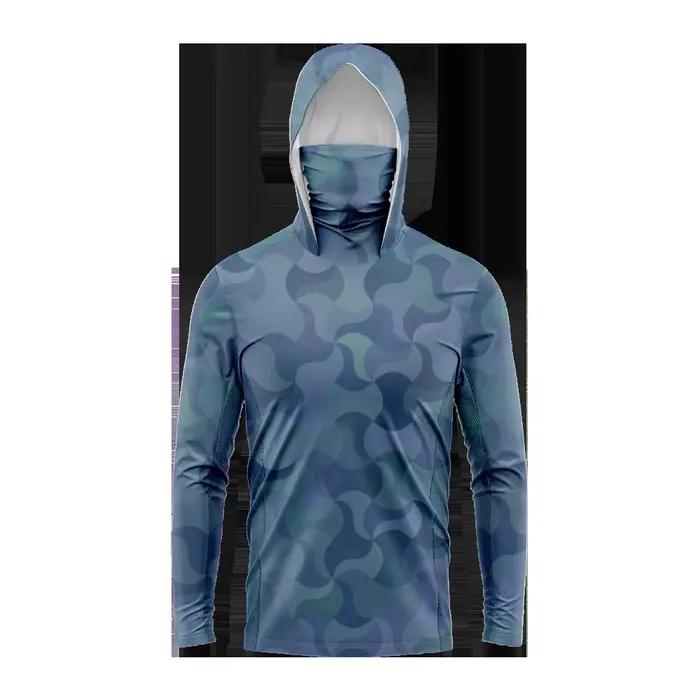 Chemise de pêche homme manches longues UV protection t-shirt technique vêtement pêcheur durable