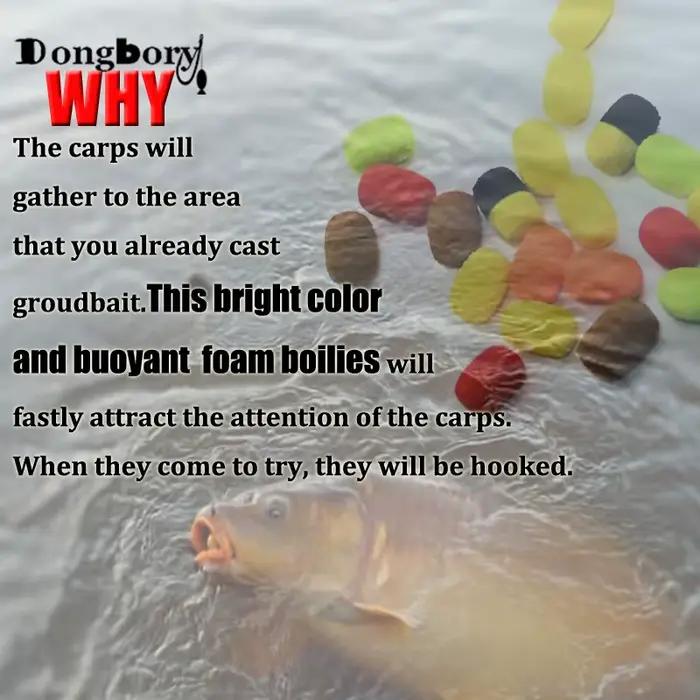 Bouillettes flottantes 20 pièces pour méthode feeder - Appâts pêche carpe flottants accessoires montage
