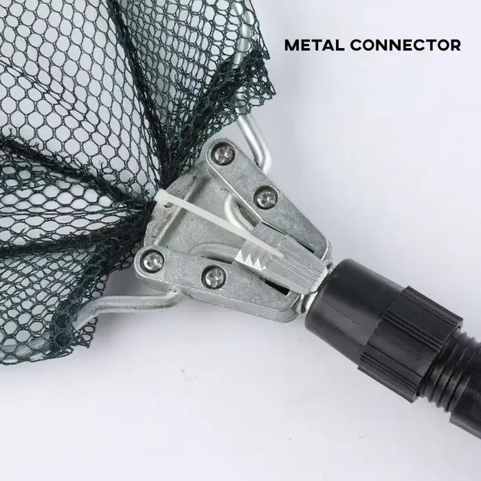 Filet de pêche télescopique aluminium 190 cm rétractable pour carpe et pêche à la mouche en mer