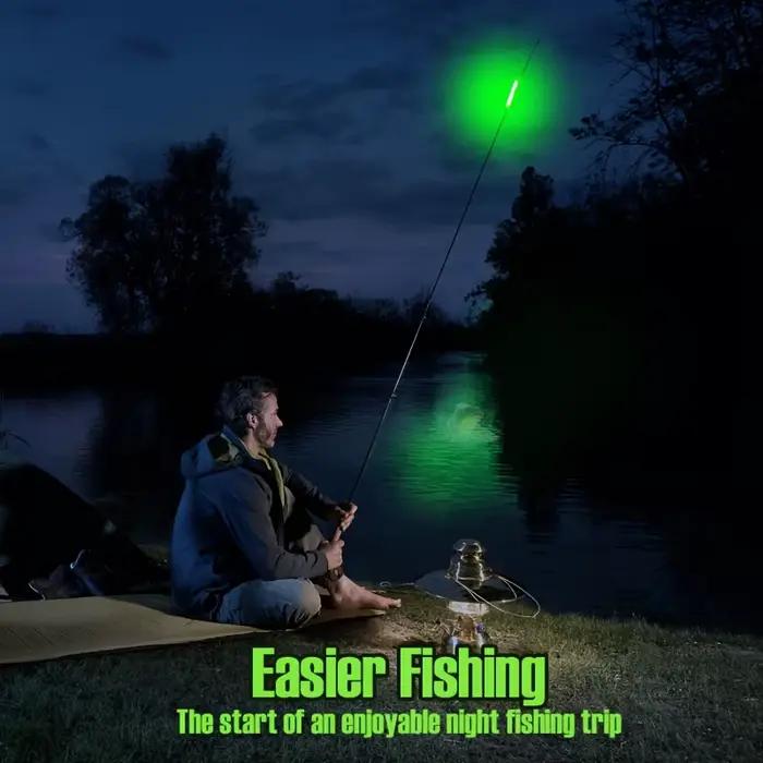 100PCS Bâtons Lumineux Nuit Pêche - Indicateurs Flotteurs Luminosité Eau Douce Salée