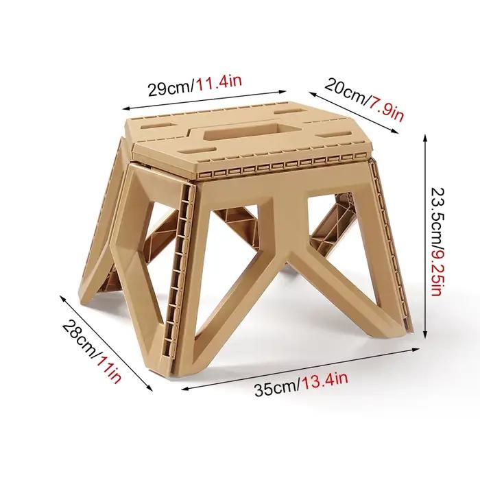 Petit tabouret pliant pêche portable haute capacité durable chaise plage camping extérieur