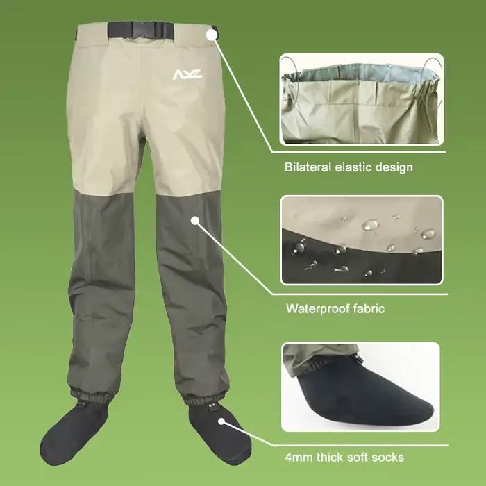 Waders de pêche respirants et imperméables, combinaison cuissarde pour la pêche à la mouche et la chasse