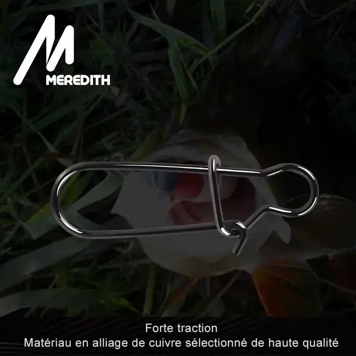 50 pièces connecteurs acier inoxydable pêche - Mousquetons rapides snaps sécurisés