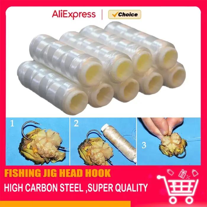 10 pièces fil nylon pêche leurres accessoire flottant invisible élastique haute résistance polyester