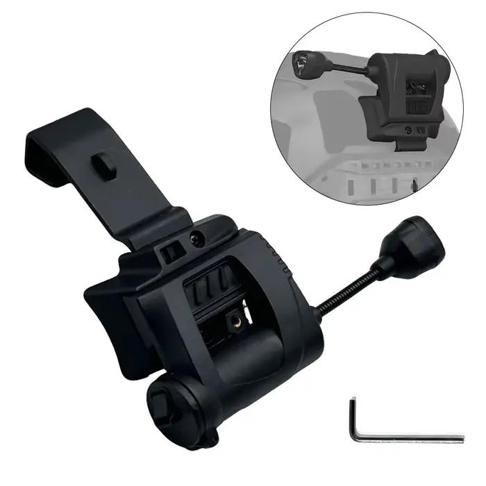 Lampe frontale tactique 3 modes LED pour casque pêche nocturne, chasse et activités outdoor