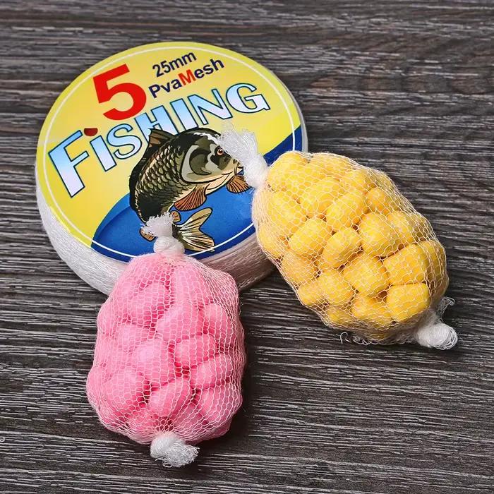 Filet PVA soluble 5M pour pêche à la carpe - Diamètres 25/37/44mm - Dissolution rapide dans l'eau