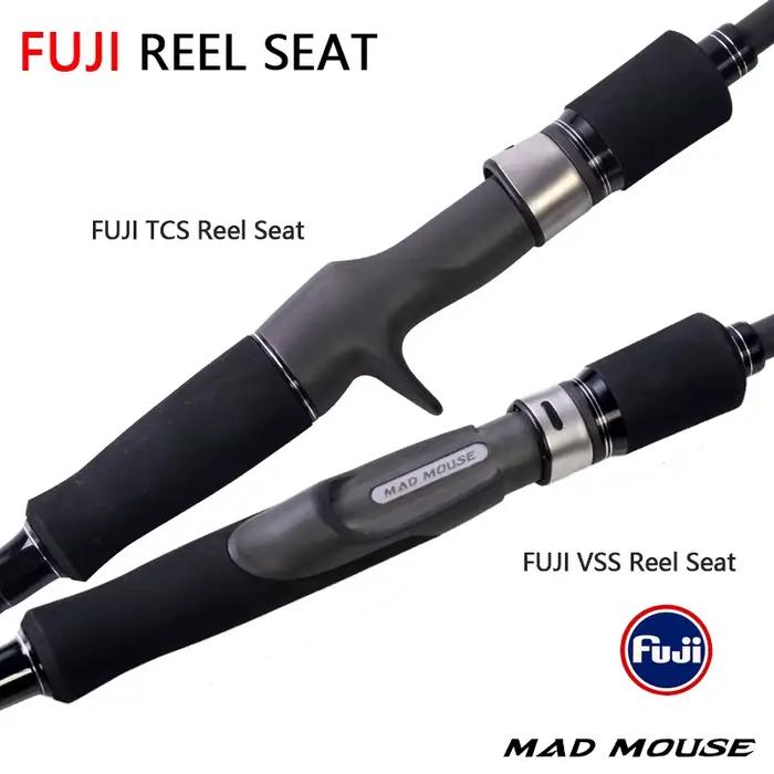 Canne slow jigging MADMOUSE Full Fuji 6'3" pour jigs 80-350g - Rod boat pêche eau salée casting 15kg