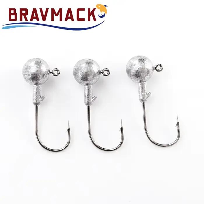 Hameçons crank style 10 pièces 1g à 4g pour pêche avec leurres souples plastique