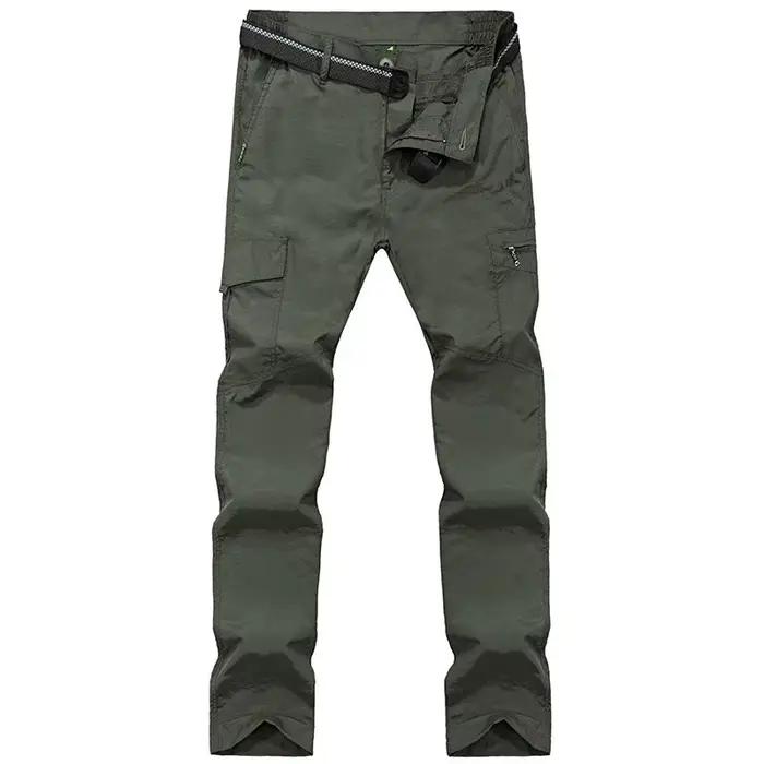 Pantalon cargo léger étanche homme été - Vêtement technique pêche randonnée polyvalent