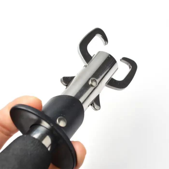 Pince de pêche multifonction avec pince à leurres, grippe-lèvres et balance, en acier inoxydable durable