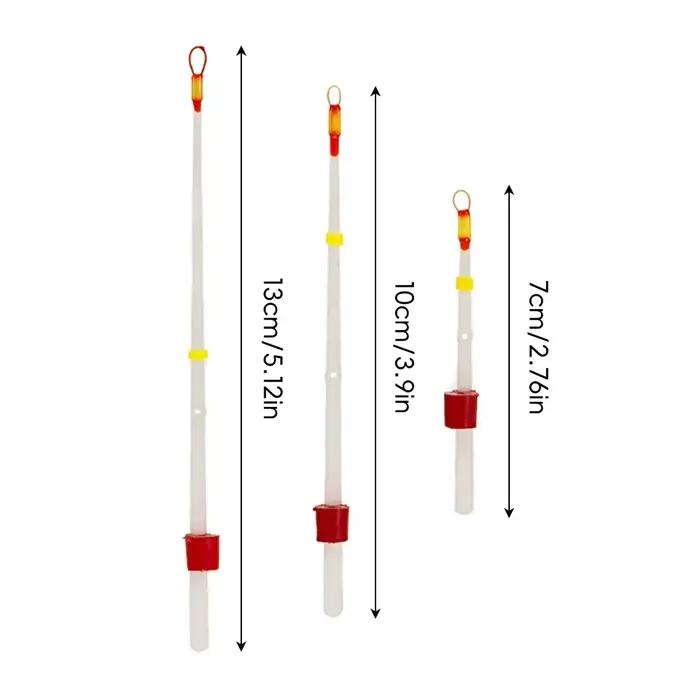 5 pointes de canne à pêche sur glace carbone accessoire portable mini pour pêche hivernale extérieure