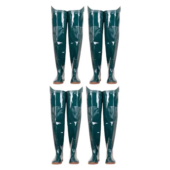 Bottes de pêche waders imperméables antidérapantes confortables - Bottes de pluie longues genouillères agriculture
