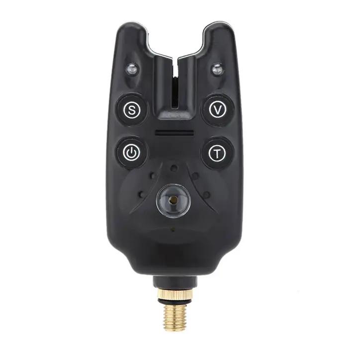 Alarme de touche pêche avec 2 LED, volume réglable et sensibilité ajustable - Détection précise