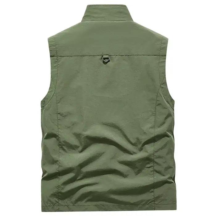 Gilet de pêche grande taille 6XL 7XL 8XL homme mesh léger sport randonnée escalade voyage
