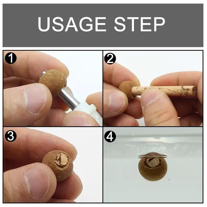 Bouchons liège 6mm et 8mm pour bouillettes flottantes - accessoires montage carpe pop-up wafter