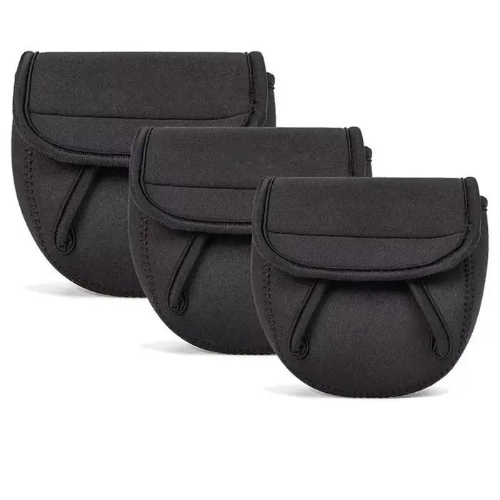 Housse de protection étanche en néoprène pour moulinet de pêche spinning taille S M L