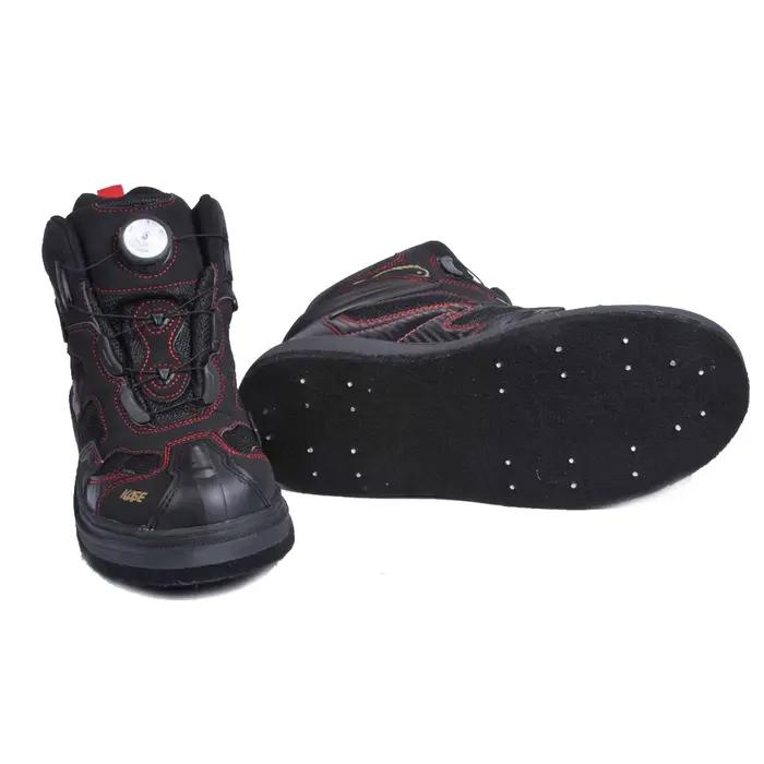 Chaussures de pêche waders auto-bloquantes semelle feutre cloutée chasse randonnée aquatique