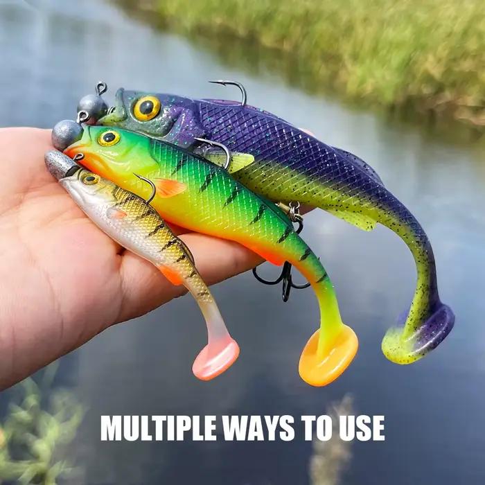 Leurre souple Spinpoler Vigour Perch Shad 7cm 11cm 14cm pour brochet sandre perche - Swimbait pêche carnassier
