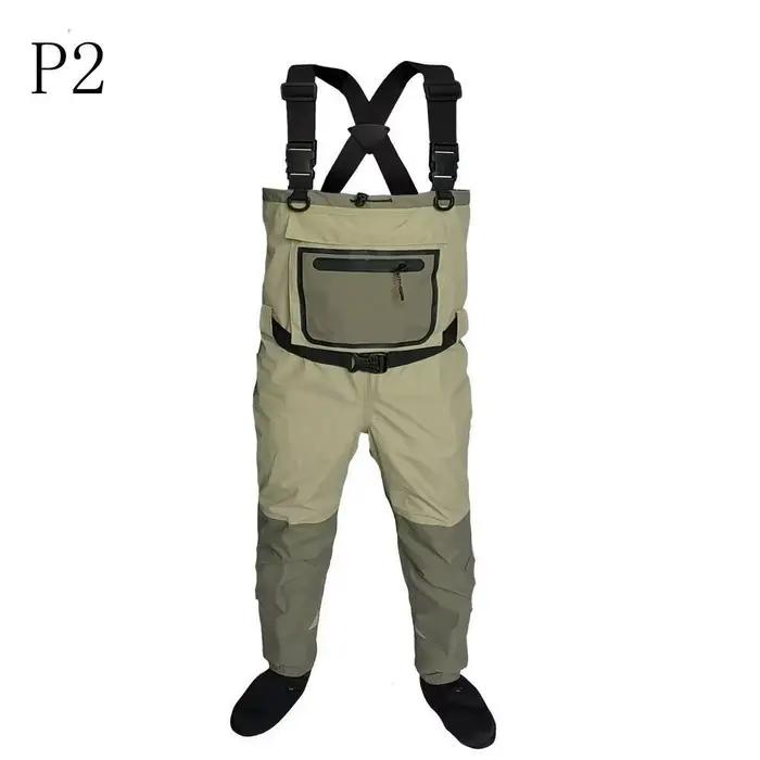 Waders néoprène pêche à la mouche enfants adultes - Bottes rapide séchage imperméables respirantes chasse rafting
