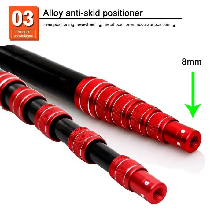 Filet de pêche télescopique pliable 4m - Filet carbone pour pêche à la mouche et en mer