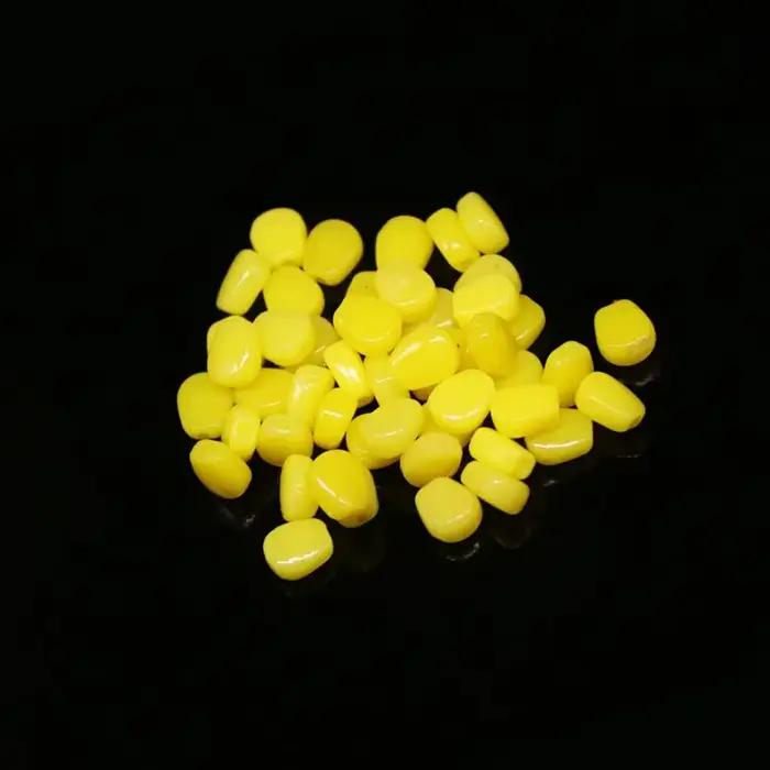 100pcs Silicone Corn Smell Soft Bait - Leurres souples maïs flottants parfumés pour carpe