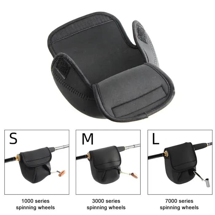 Housse moulinet pêche néoprene étanche protection taille S/M/L spinning couverture roue
