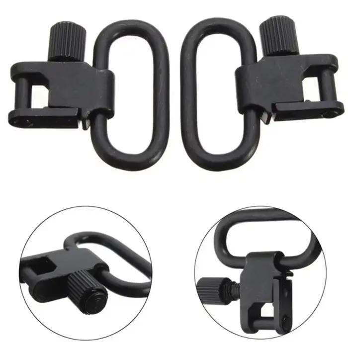 2 boucles QD pour sangle de fusil de pêche - Montage détachable et sécurisé