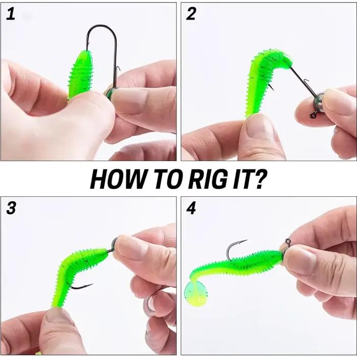 50 têtes plombées jig pêche leurres ronds pour montages Ned Rig truite perche brochet