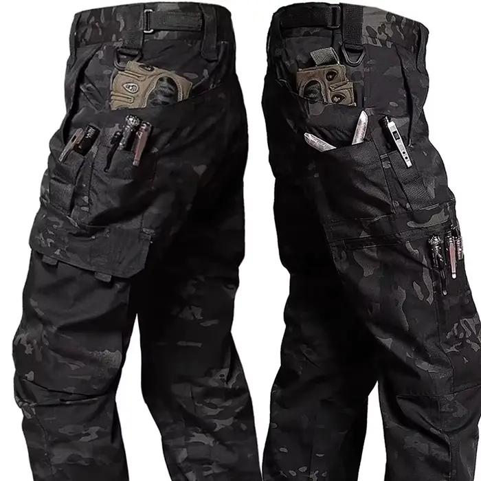 Pantalon de travail tactique homme nouvelle collection - Pêche outdoor imperméable multi-poches résistant