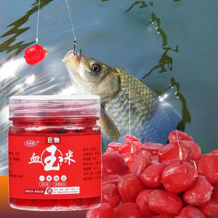 Attractant maïs sang poisson additif pour amorce leurre carpe herbivore truite tilapia silure