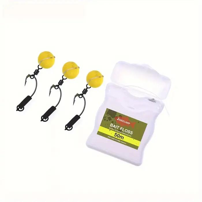Accessoires montage carp fishing 1-3 pièces - Porte-bouillettes, floss grips pour rigs chod et Ronnie