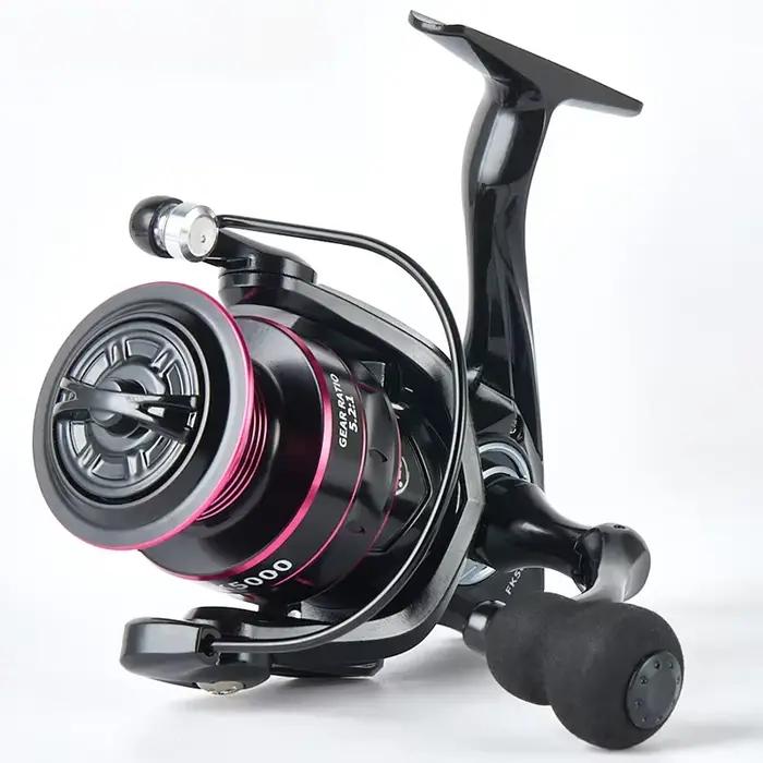 Moulinet de pêche spinning HJ tout métal anti-corrosion pour pêche en mer et eau salée, durable et performant