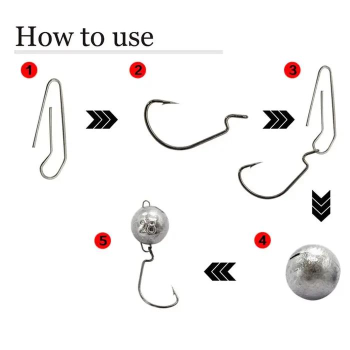 Plombs Cheburashka 9KM 10 pièces avec connecteur - Sinkers pour pêche freshwater précise