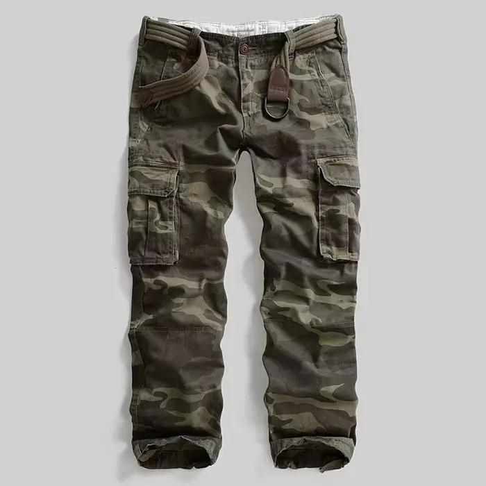 Pantalon camouflage droit délavé - Discrétion optimale pour pêche approche et observation