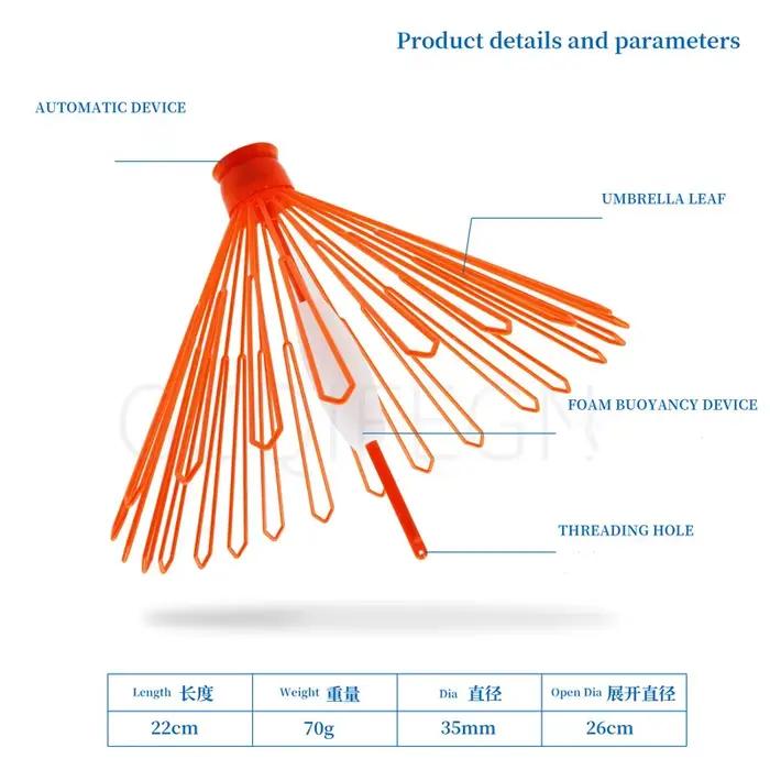 Flotteur récupérateur de ligne Apo auto-expansible anti-perte pour pêche en rocheux