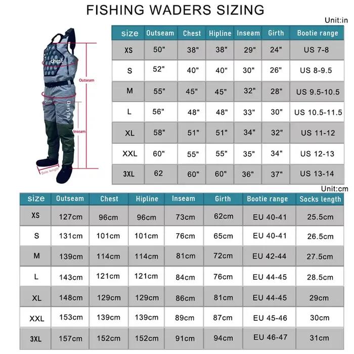 Waders pêche à la mouche 4-ply - Combinaison respirante durable pour canard et pêche sportive