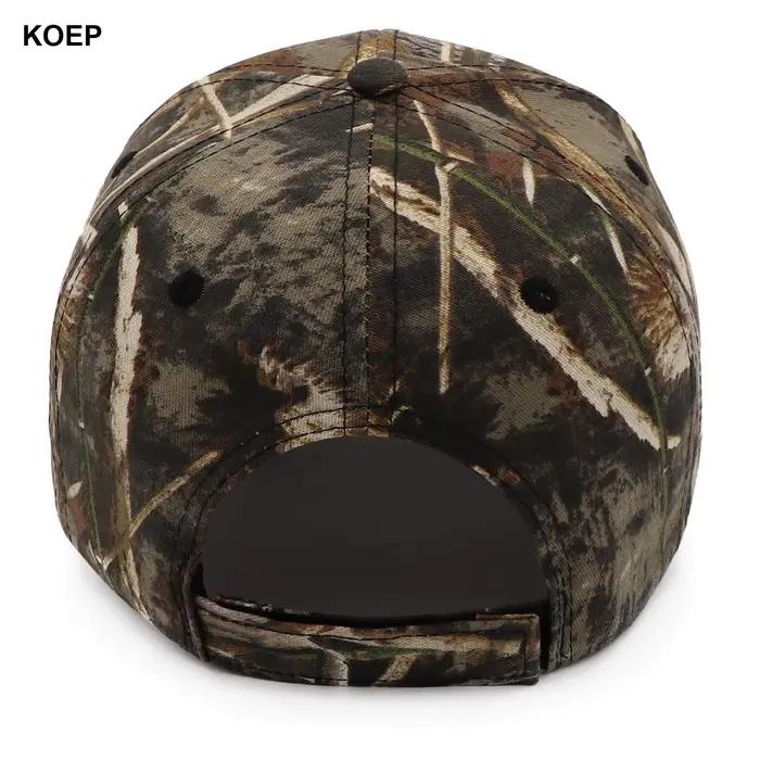 Casquette snapback camouflage roseaux KOEP KBRT2 pour pêche aux canards sauvages étangs